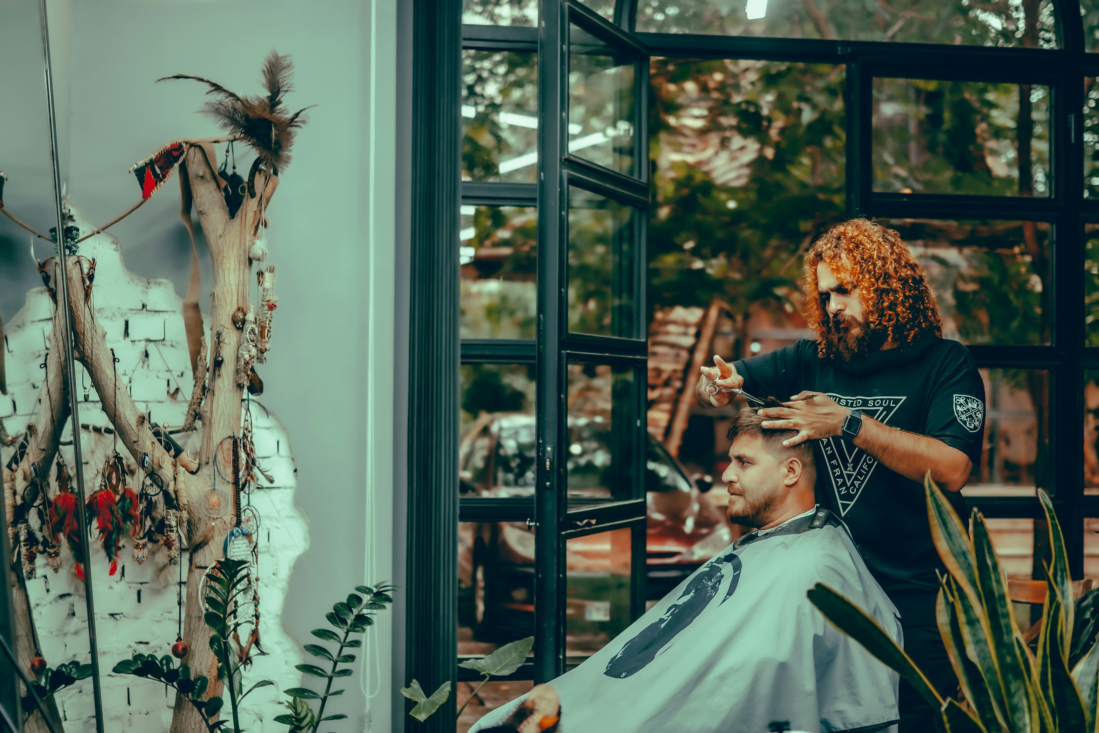 Man haircut